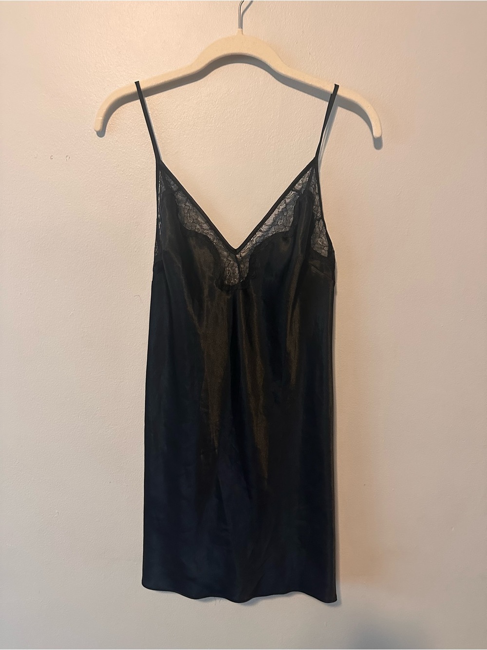 Victoria’s Secret Black Chemise Slip Dress